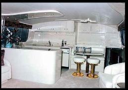 Image of boat interior using Wipe Out Systems Detailing Products